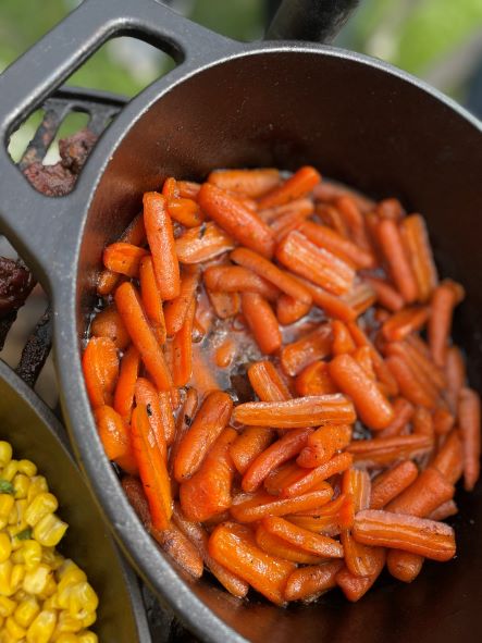 Fire Glazed Candy Carrots